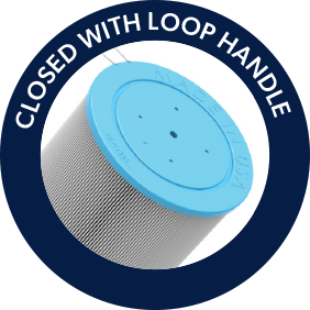 ENDCAPS CLOSED WITH LOOP HANDLE