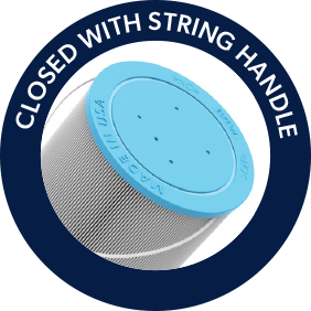 ENDCAPS CLOSED WITH STRING HANDLE
